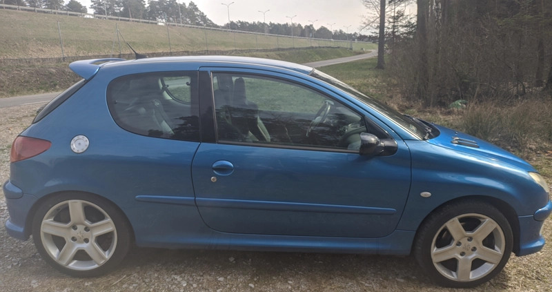 Peugeot 206 cena 22000 przebieg: 192000, rok produkcji 2003 z Miłakowo małe 92